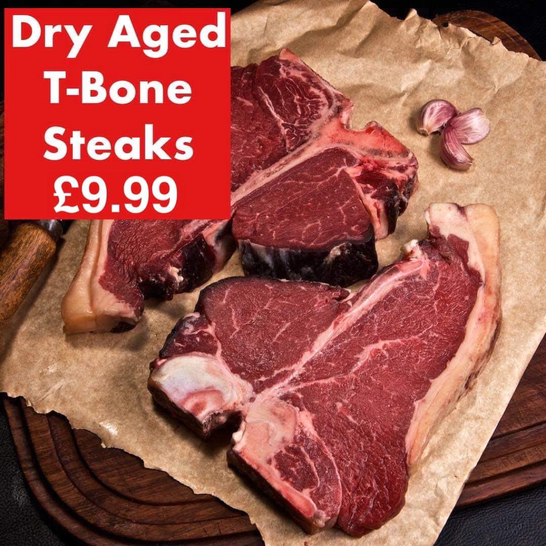 Dry Aged 16oz TBone Steak Kane Family Butchers